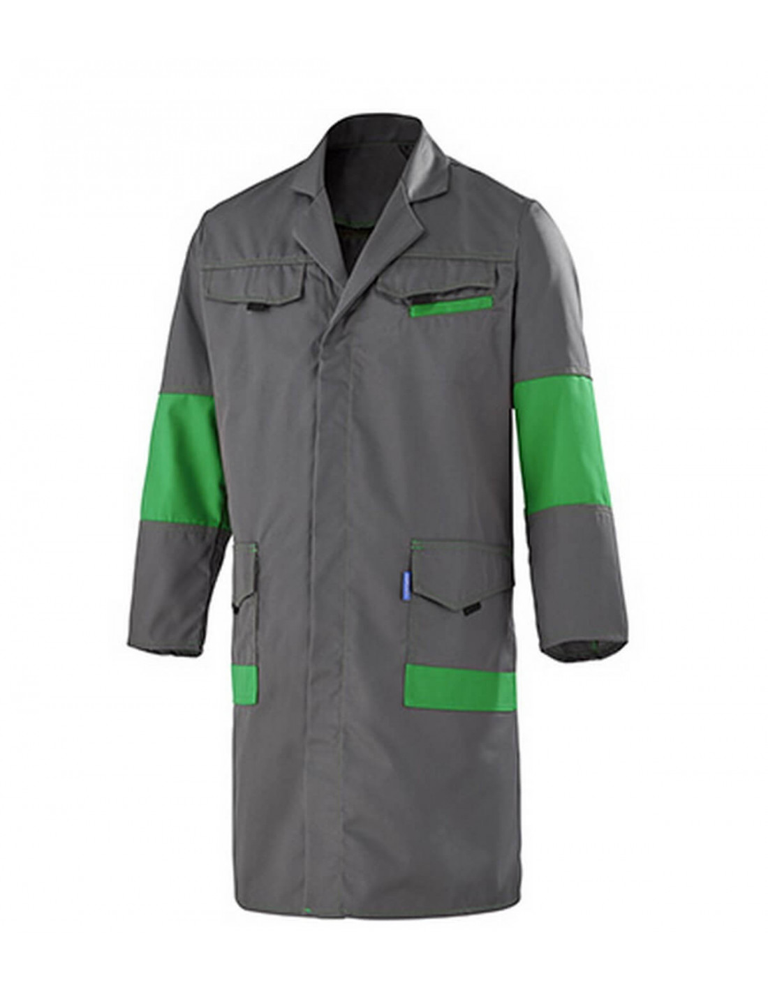 Blouse industrielle grise et verte